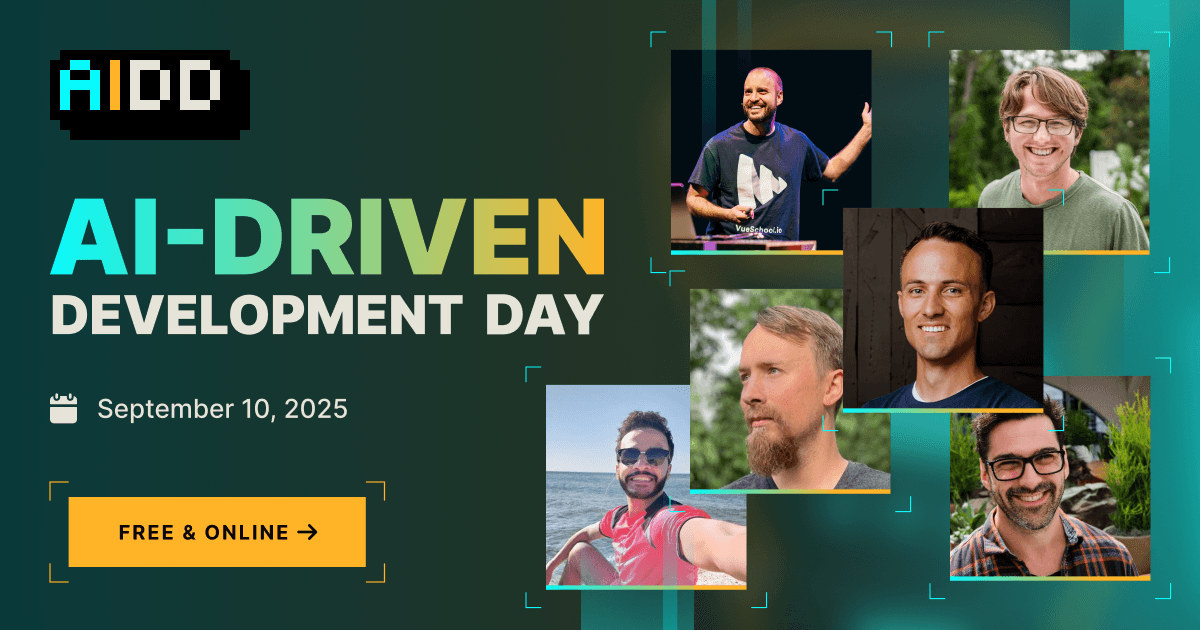 Cut Angular dev time in half with AI at AIDD Day on Sept 10!