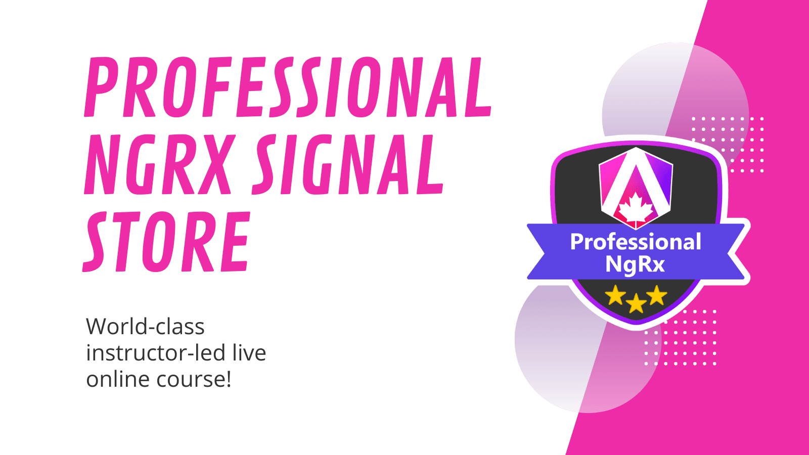 Master NgRx Signal Store with an NgRx Team Expert!