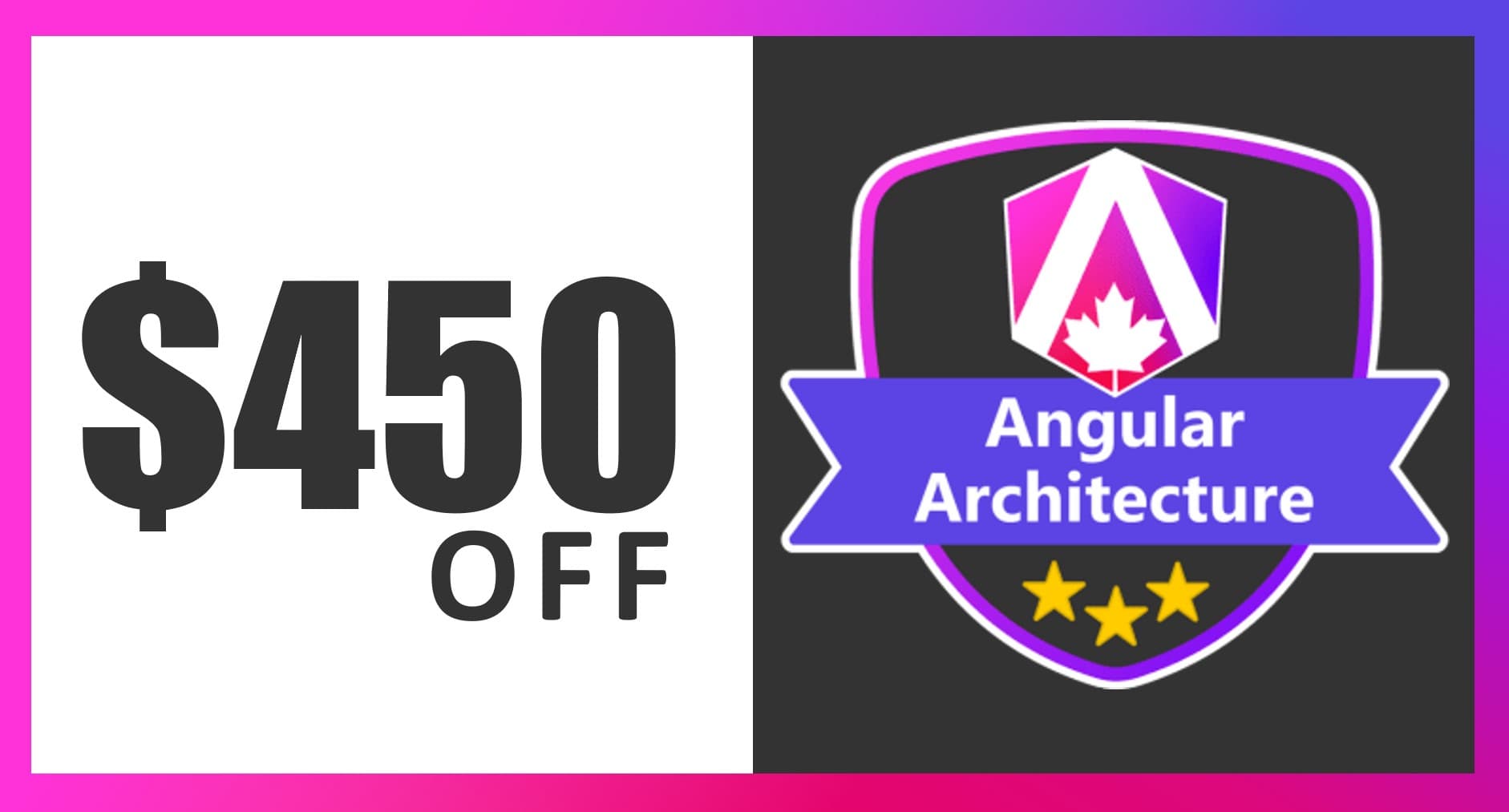 ⚡️ FLASH SALE: Master Angular Architecture (Our BIGGEST Discount Ever!)